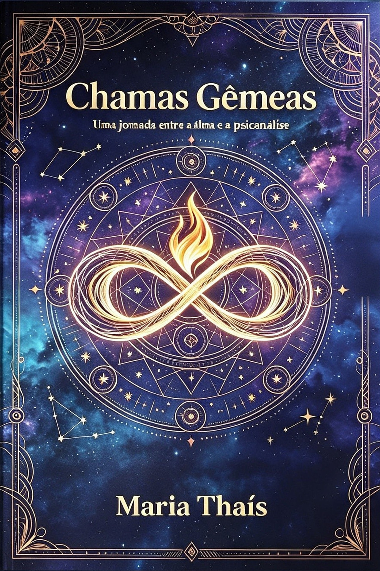 Capa do livro Chamas Gêmeas: Uma jornada entre a alma e a psicanálise